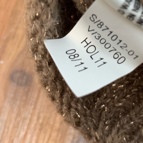 GAP Taupe Sparkly Sweater - Picture 6 of 8